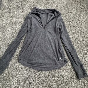 Gray Women's Long Sleeve Top